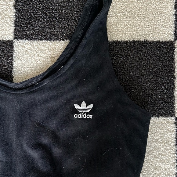 Adidas black crop tank top - Picture 3 of 3